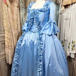 Light blue Marie Antoinette gown